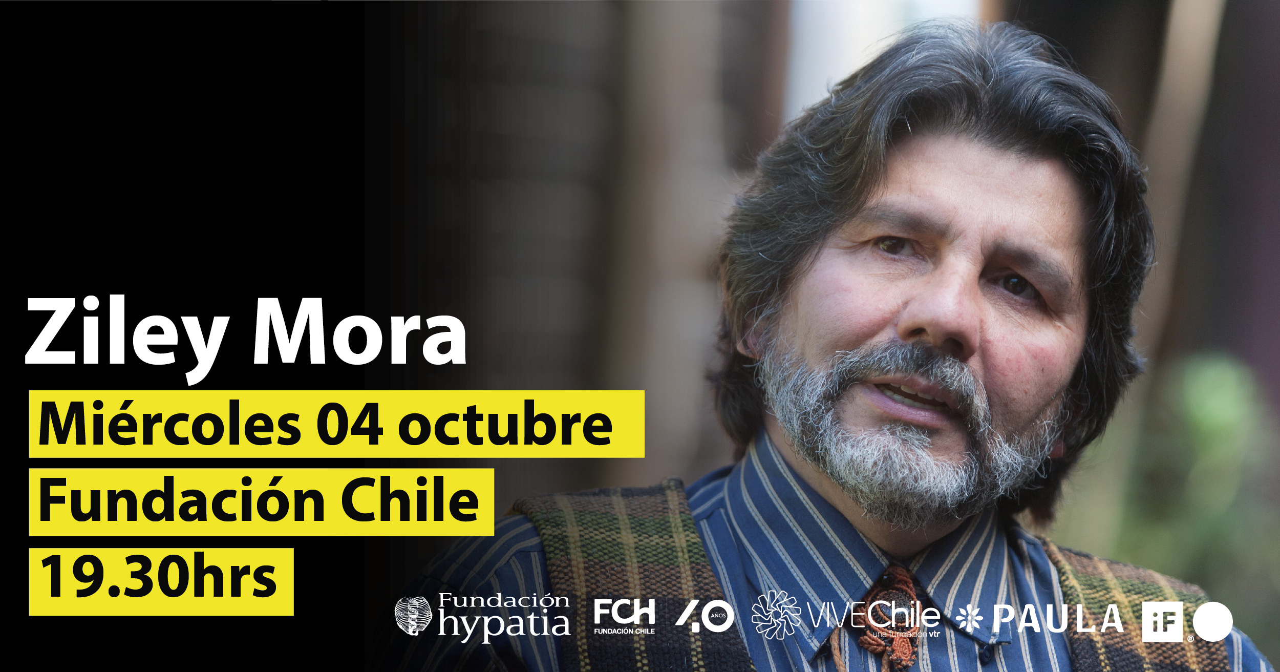 Ven a compartir con el escritor Ziley Mora en un nuevo encuentro de Fundación Hypatia