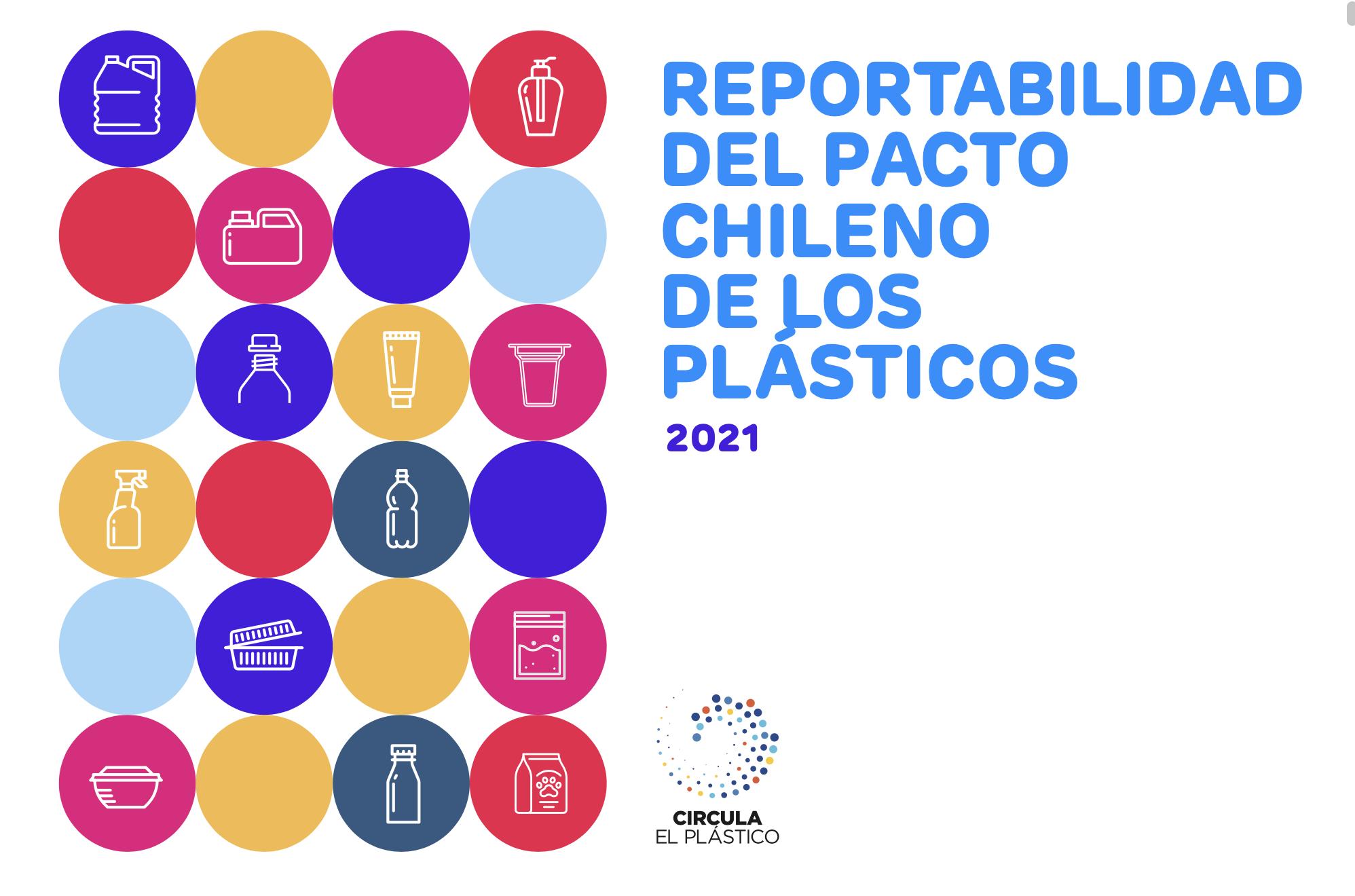 Reportabilidad Pacto Chileno de los Plásticos data 2021