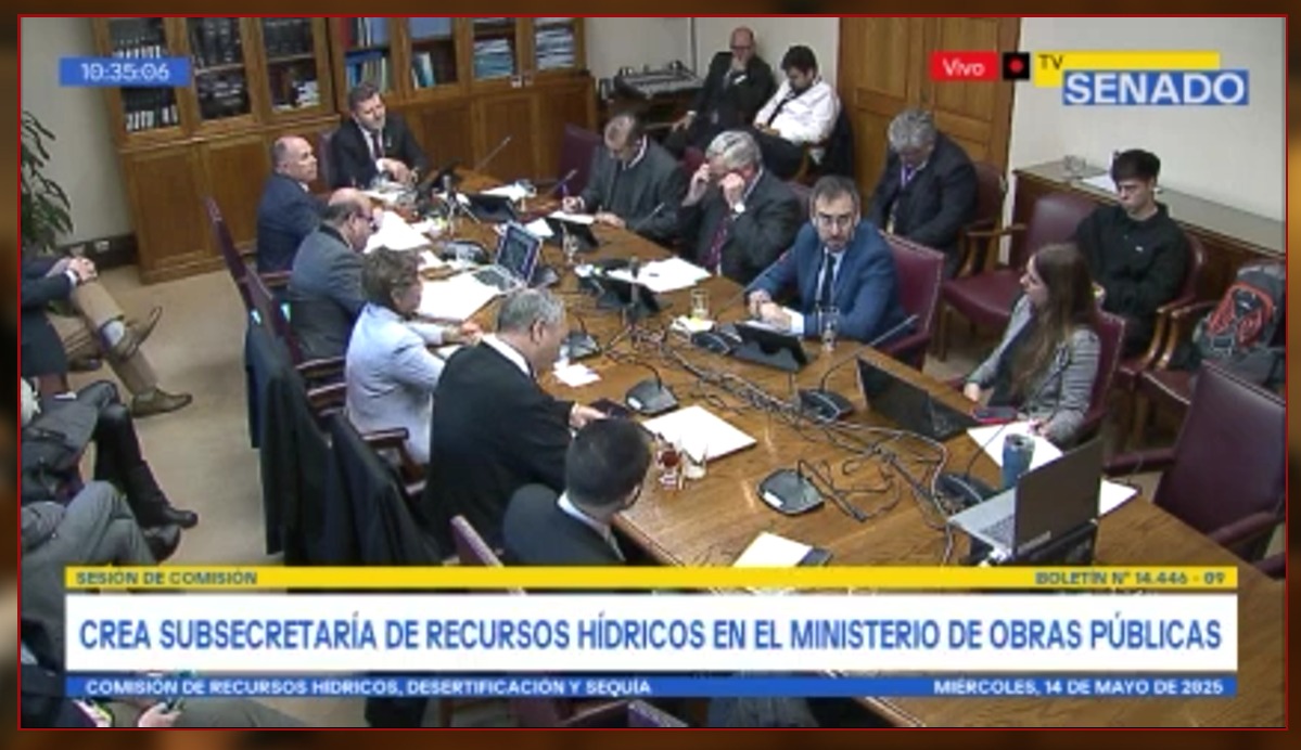 Escenarios Hídricos 2030, expuso en la Comisión de Recursos Hídricos del Senado