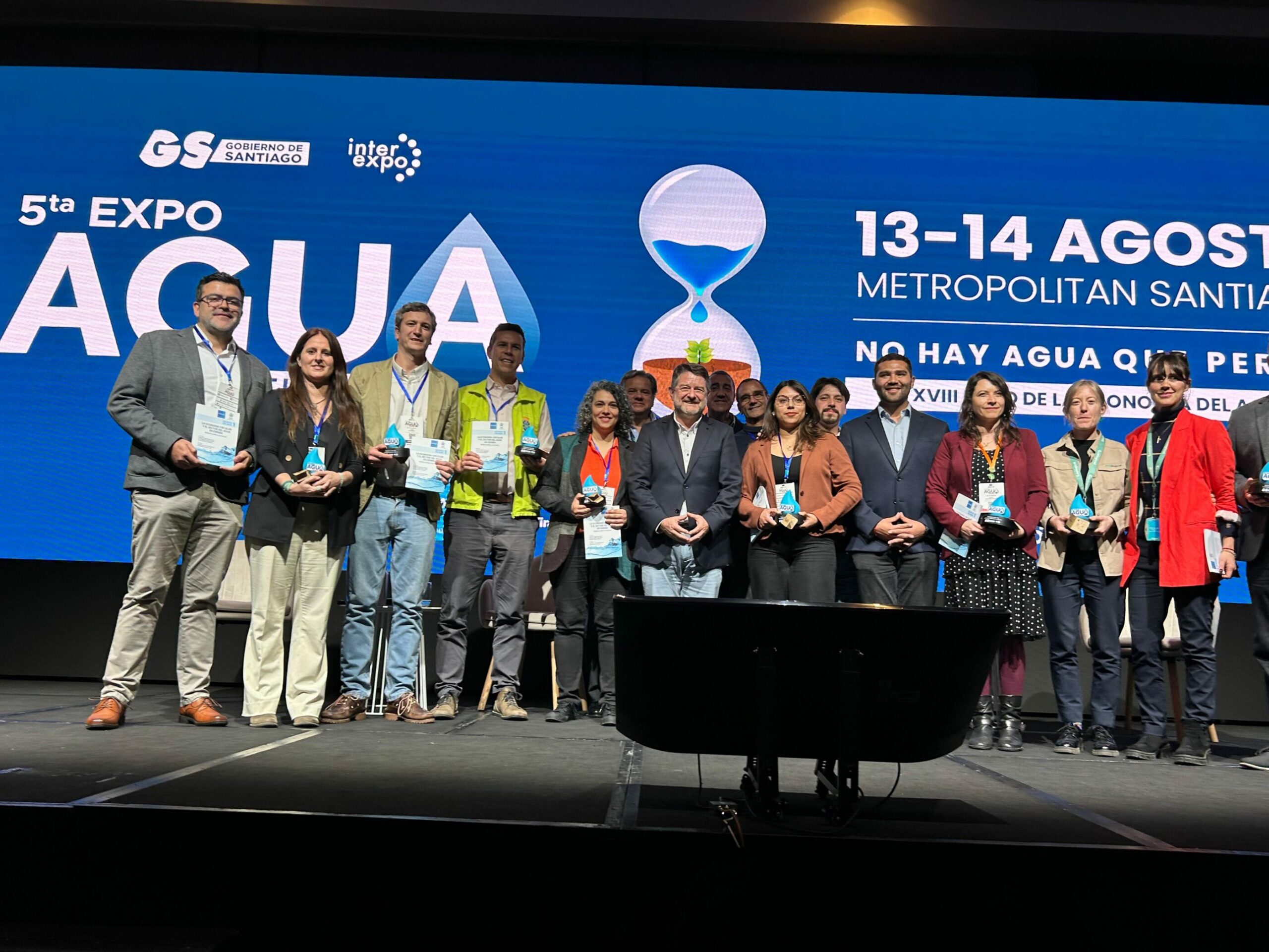 Fundación Chile recibe reconocimiento en Expo Agua 2025 por iniciativas que fortalecen la seguridad hídrica en la Región Metropolitana