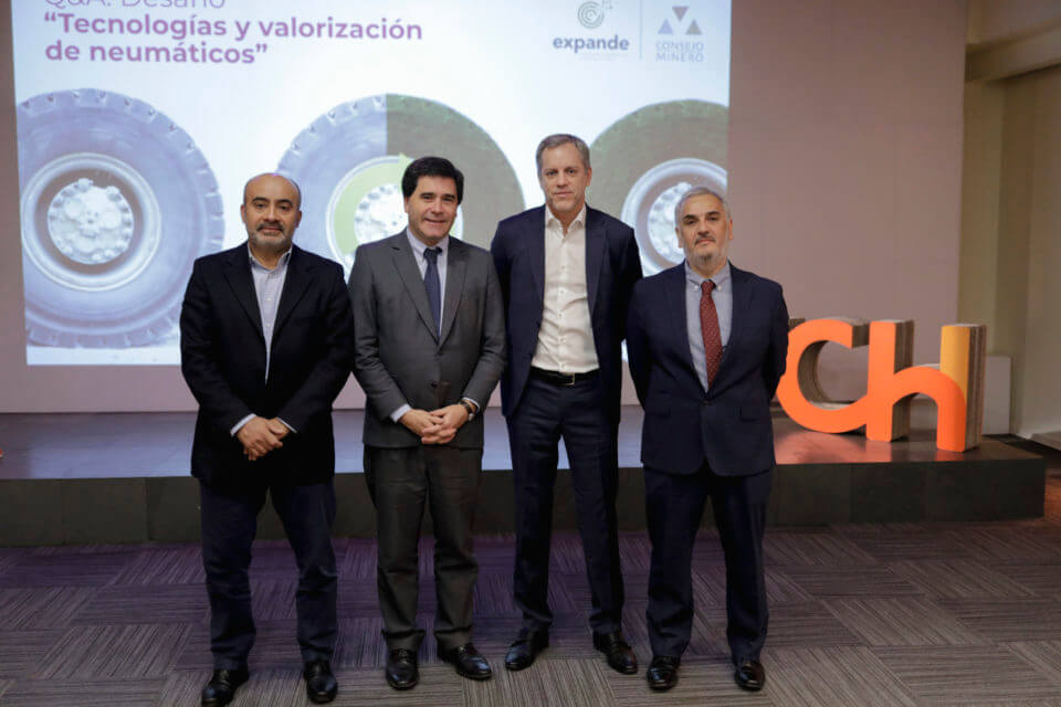 Representantes de la minería analizaron los desafíos de la valorización de neumáticos fuera de uso en la industria