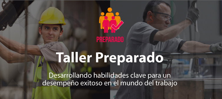 Ya están abiertas las inscripciones para el Taller “Preparado”