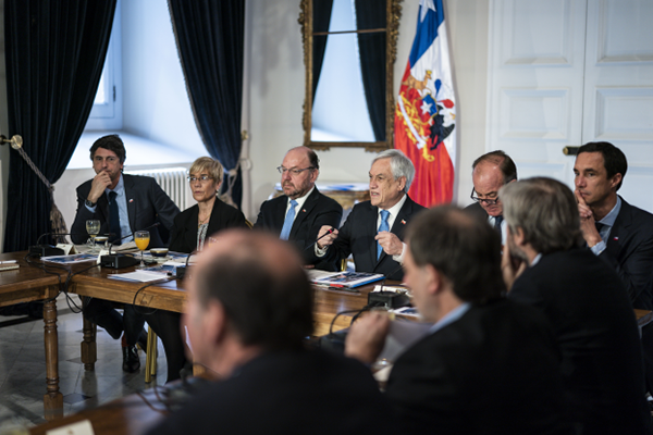 Presidente Piñera presenta Mesa Nacional de Agua para enfrentar la crisis hídrica