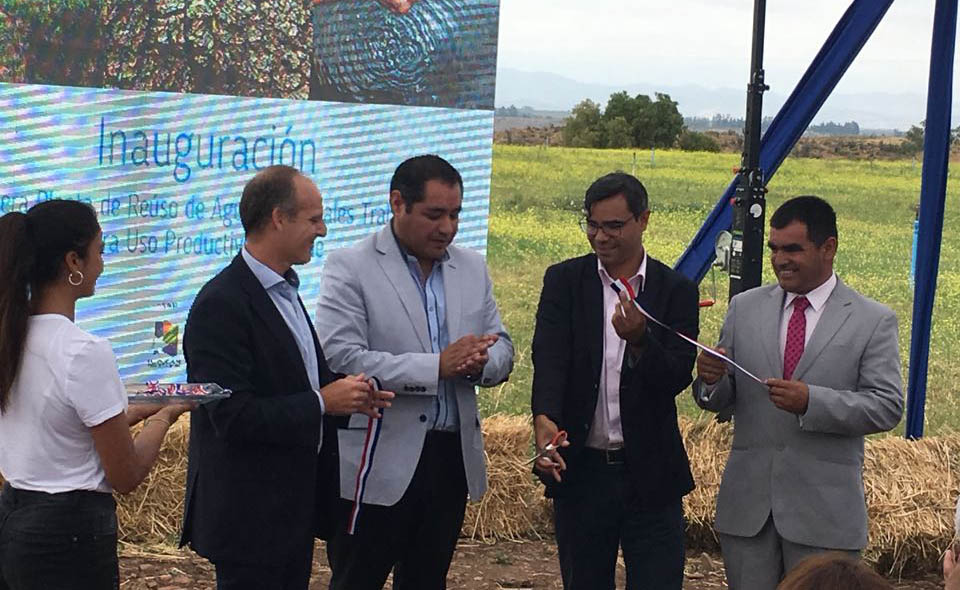 Chile ya tiene la Primera Planta de Reúso de Aguas Residuales Tratadas para Uso Productivo